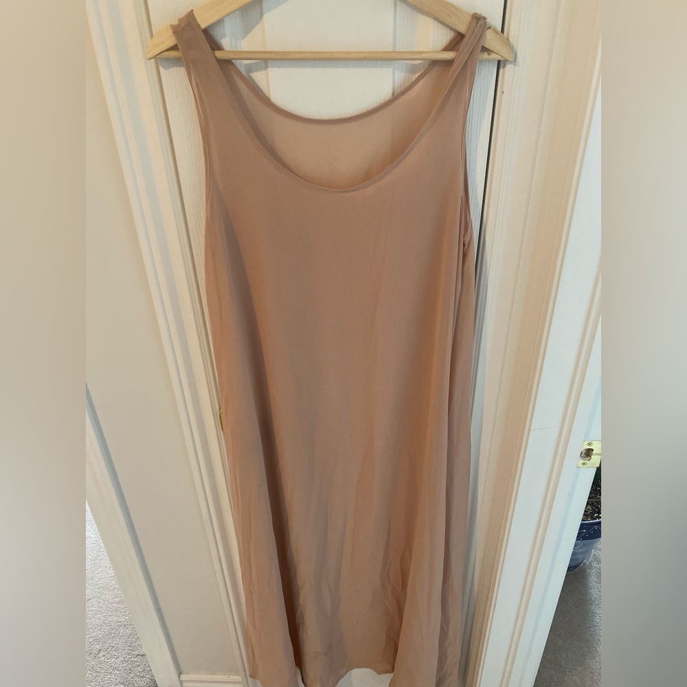 American Apparel Sheer Chiffon Maxi Dress
